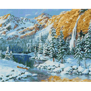  Зима на Кавказе Алмазная вышивка мозаика без подрамника GJW3233
