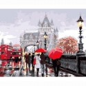 Лондонский пейзаж Раскраска по номерам на холсте Живопись по номерам (Paintboy)