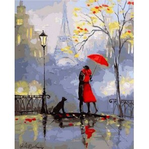 Парижское свидание Раскраска по номерам акриловыми красками на холсте Живопись по номерам (Paintboy)