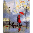 Парижское свидание Раскраска по номерам на холсте Живопись по номерам (Paintboy)