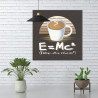  Энергия в кофе 80х80 см Раскраска картина по номерам на холсте AAAA-C0079-80x80
