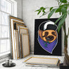  Ленивец в кепке / Животные Раскраска картина по номерам на холсте AAAA-C0201