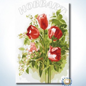 Благоухание весны Раскраска картина по номерам акриловыми красками на холсте Hobbart
