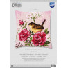  Птица и розы Набор для вышивания подушки Vervaco PN-0166318