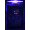 Тыква чудовище с топором Хэллоуин Happy Halloween Праздник Раскраска картина по номерам на холсте