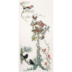  Кормушка для птиц Набор для вышивания Thea Gouverneur 1065A