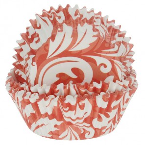 Красный узор Набор бумажных форм для кексов Dolce Arti