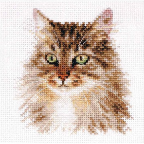  Сибирская кошка Набор для вышивания Алиса 1-35