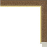 Барди (коричнево-деревянная) Рамка для картины без подрамника N299