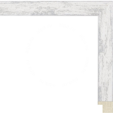 Клара (серо-белая) Рамка для картины без подрамника N309