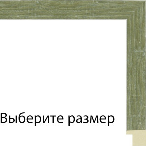 Клара (зеленая) Рамка для картины на подрамнике N315