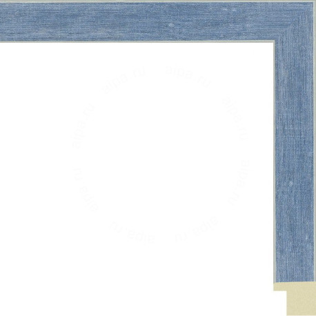 Клара (сине-голубая) Рамка для картины на подрамнике N316
