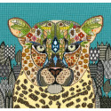 Jewelled Leopard Набор для вышивания Bothy Threads