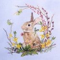 Весенний кролик Набор для вышивания Марья Искусница