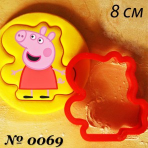 10 см Свинка Пеппа Форма для вырезания печенья и пряников