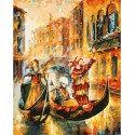 Венецианская гондола Раскраска картина по номерам на холсте Белоснежка