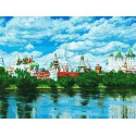 Русское подворье Раскраска картина по номерам на холсте Белоснежка