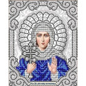 Святая Ксения в жемчуге Канва с рисунком для вышивки Благовест