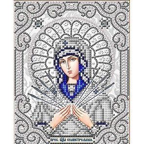  Богородица Семистрельная Канва с рисунком для вышивки Благовест ЖС-5011
