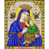  Богородица Неустанной помощи Канва с рисунком для вышивки Благовест И-4037
