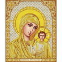Казанская Божия Матерь в золоте Канва с рисунком для вышивки Благовест