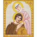Святые Петр и Феврония Канва с рисунком для вышивки Благовест