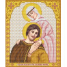  Святые Петр и Феврония Канва с рисунком для вышивки Благовест И-4053