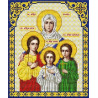  Святые Вера, Надежда, Любовь и мать их София Канва с рисунком для вышивки Благовест И-4056