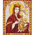 Богородица Избавительница Канва с рисунком для вышивки Благовест