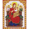  Богородица Всецарица Канва с рисунком для вышивки Благовест И-4061