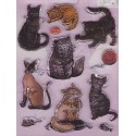 Кошки Набор прозрачных штампов для скрапбукинга, кардмейкинга Viva Decor