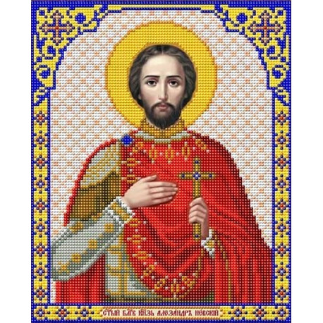  Святой Александр Невский Канва с рисунком для вышивки Благовест И-4113