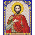 Святой Александр Невский Канва с рисунком для вышивки Благовест