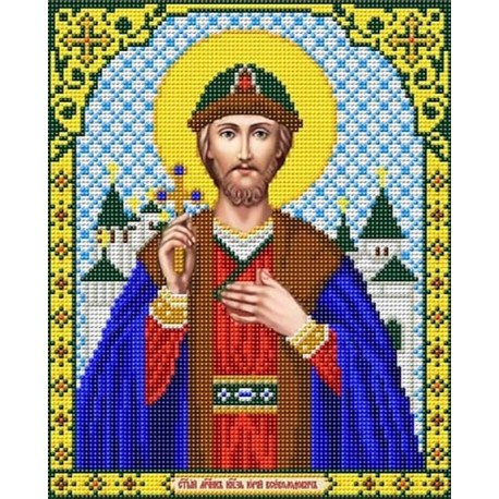  Святой Князь Юрий Канва с рисунком для вышивки Благовест И-4130