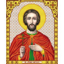 Святой Виктор Канва с рисунком для вышивки Благовест