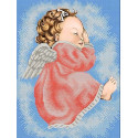 Мой ангел (девочка) Канва с рисунком для вышивки Благовест