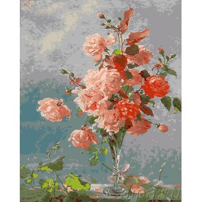 Милый весенний букет Раскраска картина по номерам акриловыми красками на холсте Menglei