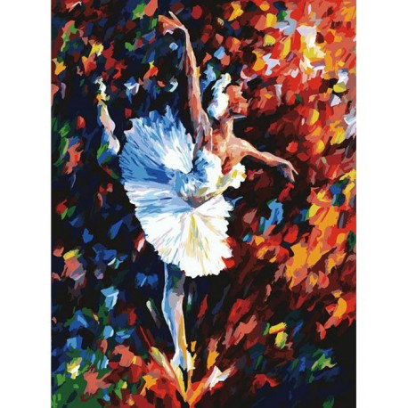 Танец души Раскраска картина по номерам акриловыми красками на холсте Белоснежка