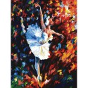 Танец души Раскраска картина по номерам на холсте Белоснежка
