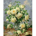 Розы Дианы Раскраска картина по номерам на холсте Menglei