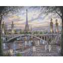Воспоминание о Париже Раскраска картина по номерам на холсте Menglei