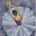 Балерина Канва жесткая с рисунком для вышивки Gobelin L