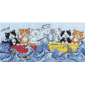Морские котятки Набор для вышивания Design works