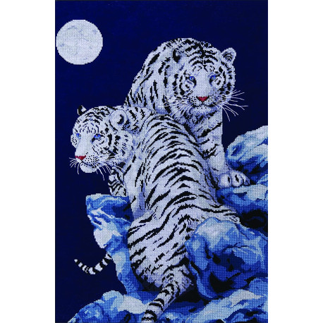  Лунный тигр Набор для вышивания Design works 2544