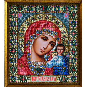 Казанская икона Божией Матери Набор для вышивания бисером Galla Collection