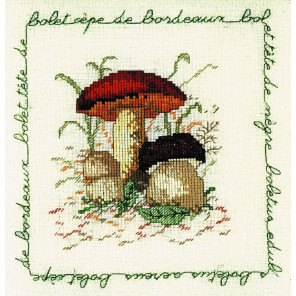  BOLET CEPE DE BORDEAUX (Белый гриб) Набор для вышивания Le Bonheur des Dames 1682