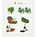 VIN (Вино) Набор для вышивания Le Bonheur des Dames
