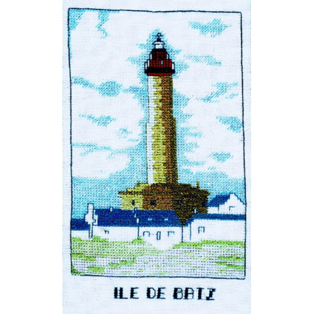  PHARE ILE DE BATZ (Маяк Иль до Бац) Набор для вышивания Le Bonheur des Dames 1982