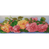  Розы Канва с рисунком для вышивки бисером Конек 9651