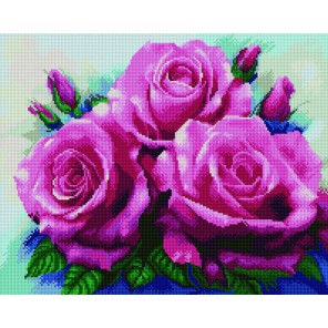 GZ691 Розовые розы Алмазная мозаика вышивка на подрамнике Molly | Купить алмазную мозаику Молли